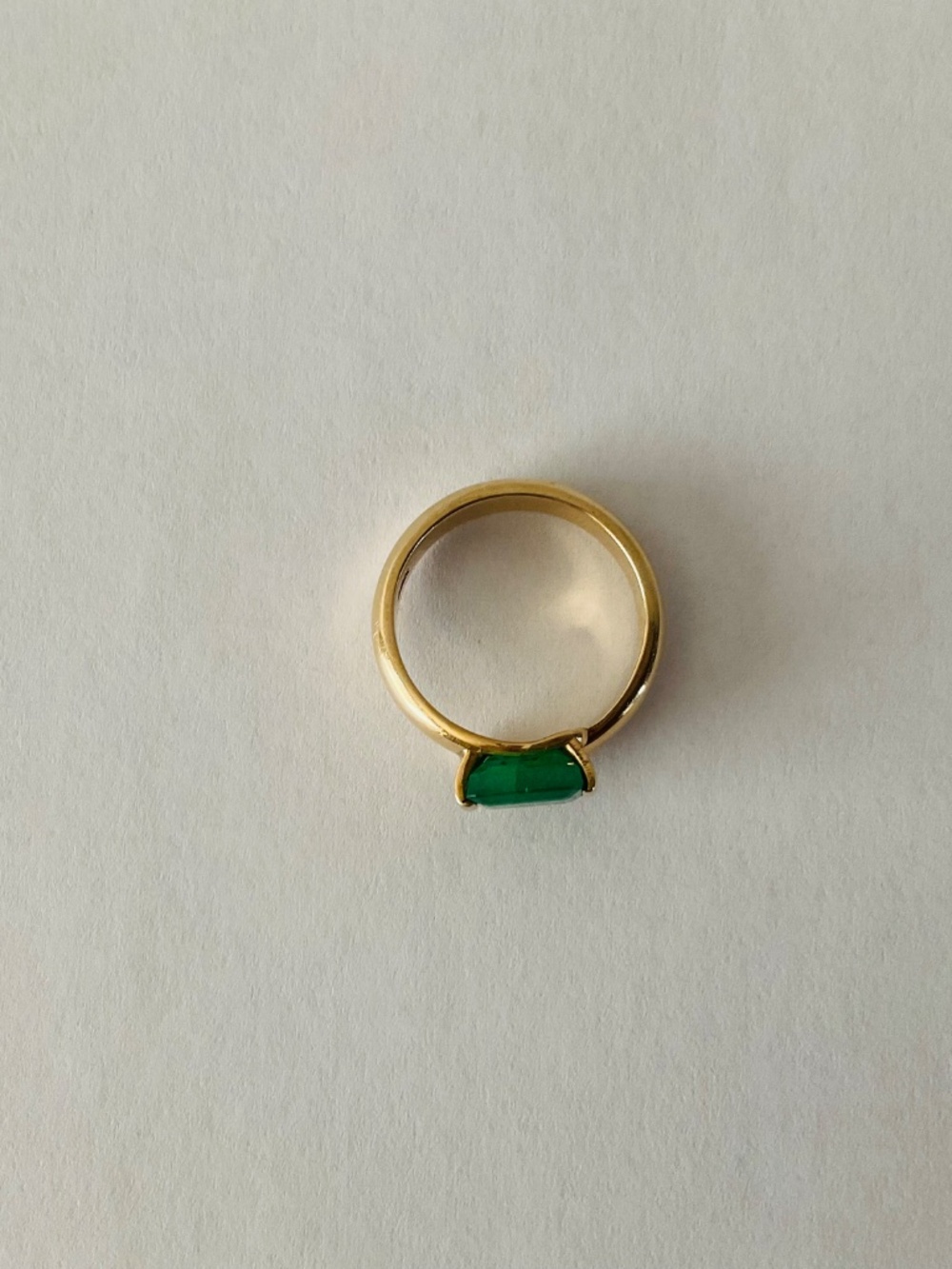Emerald & Diamond Ring - Picture 5 of 11